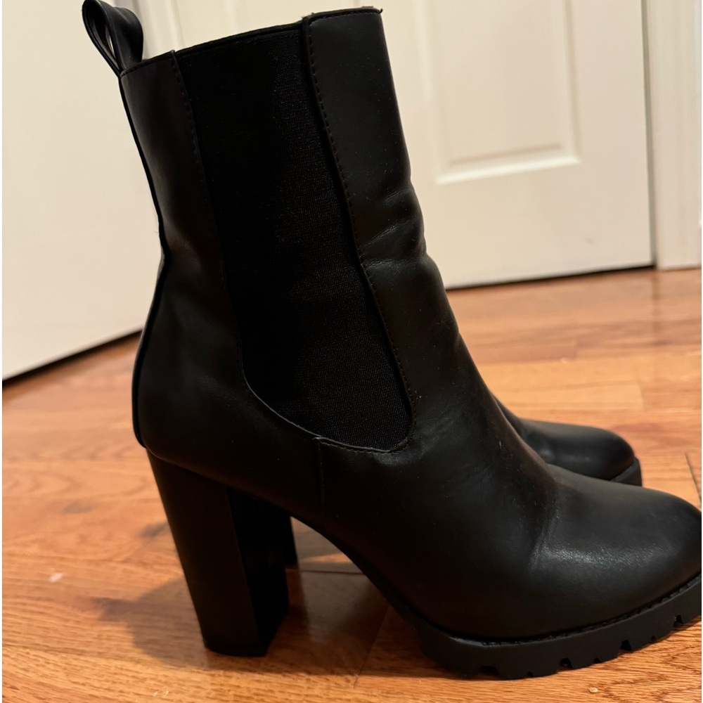 High heel ankle boots